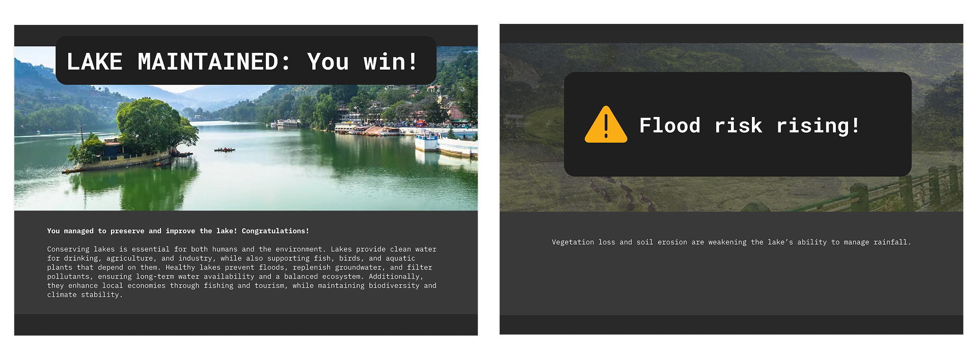 Failure screen