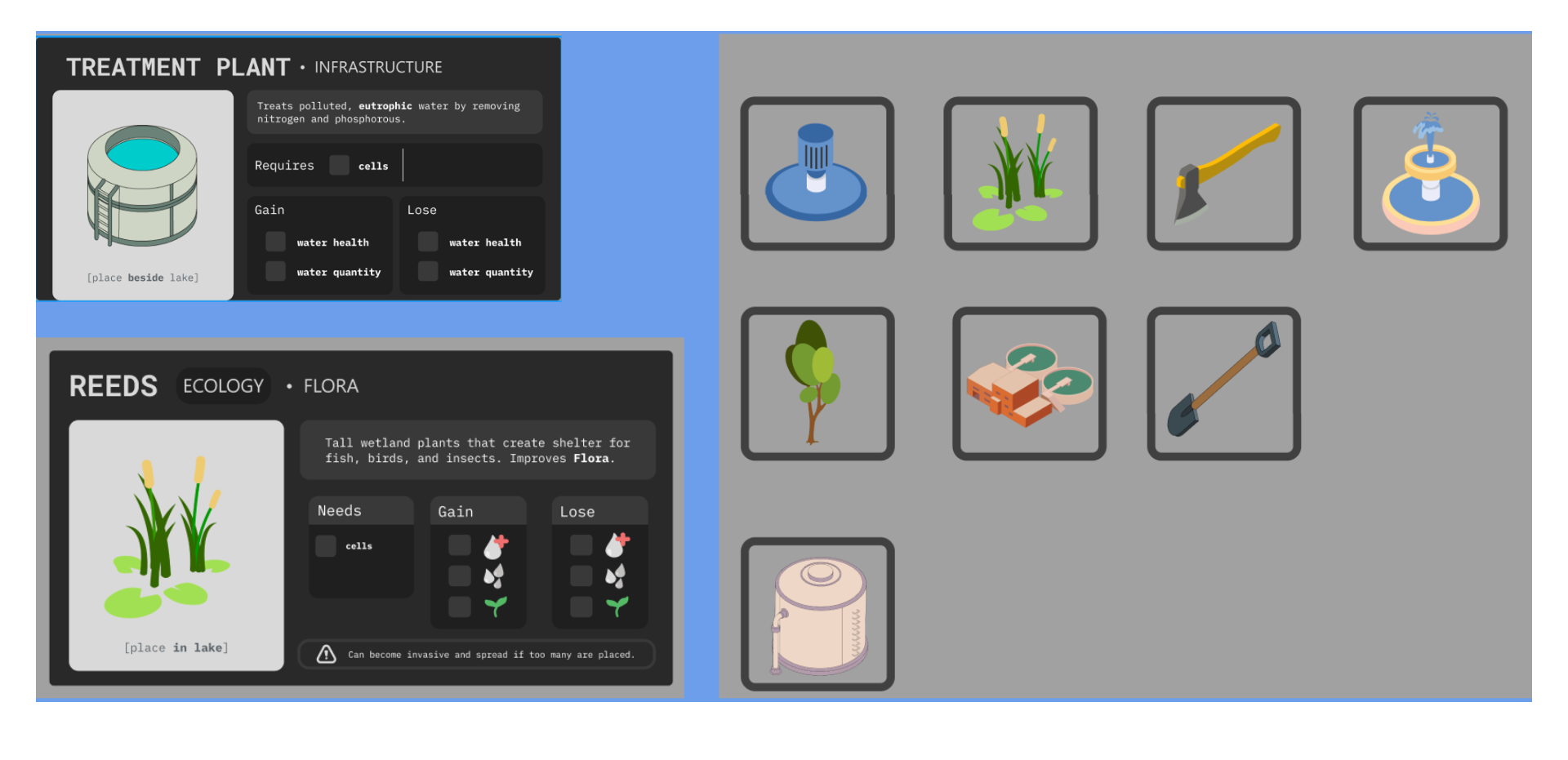 Iteration 2 screenshot, reworked UI