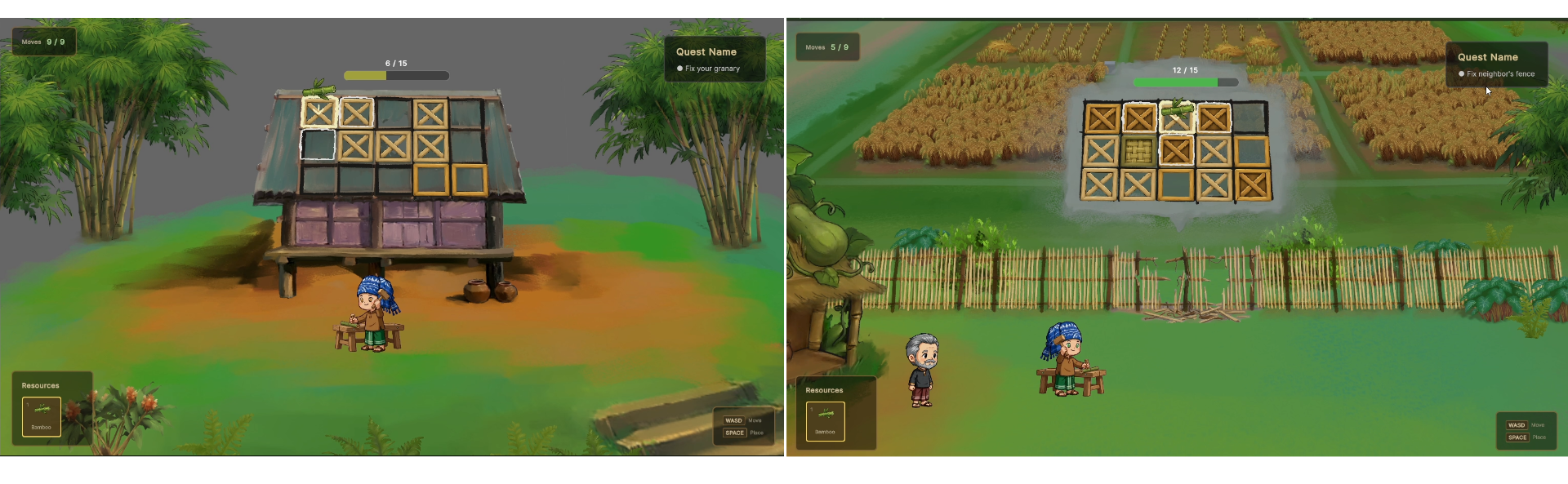 Level Progression: Chapter 1 - Village Settlement