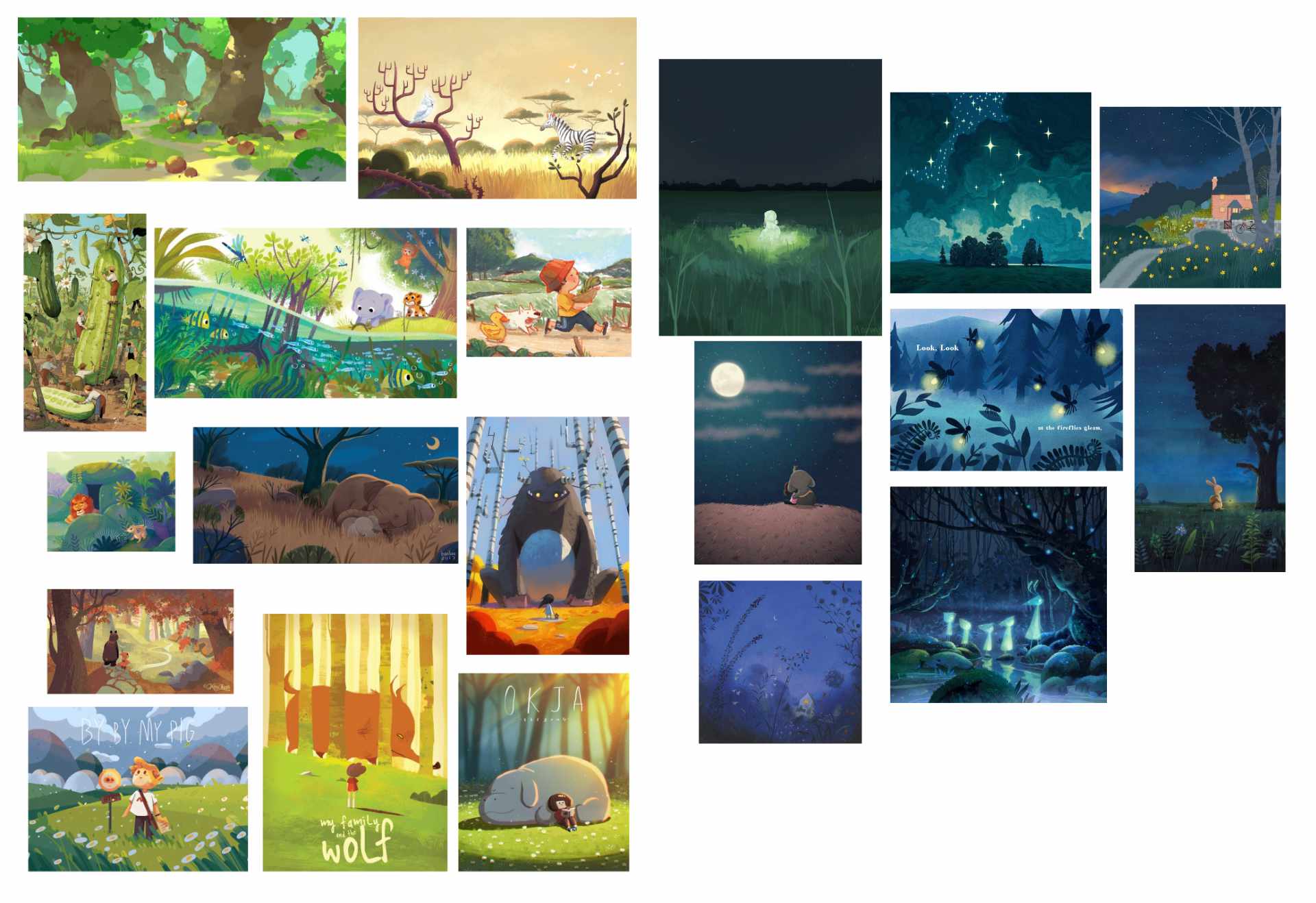 Key art or world aesthetic