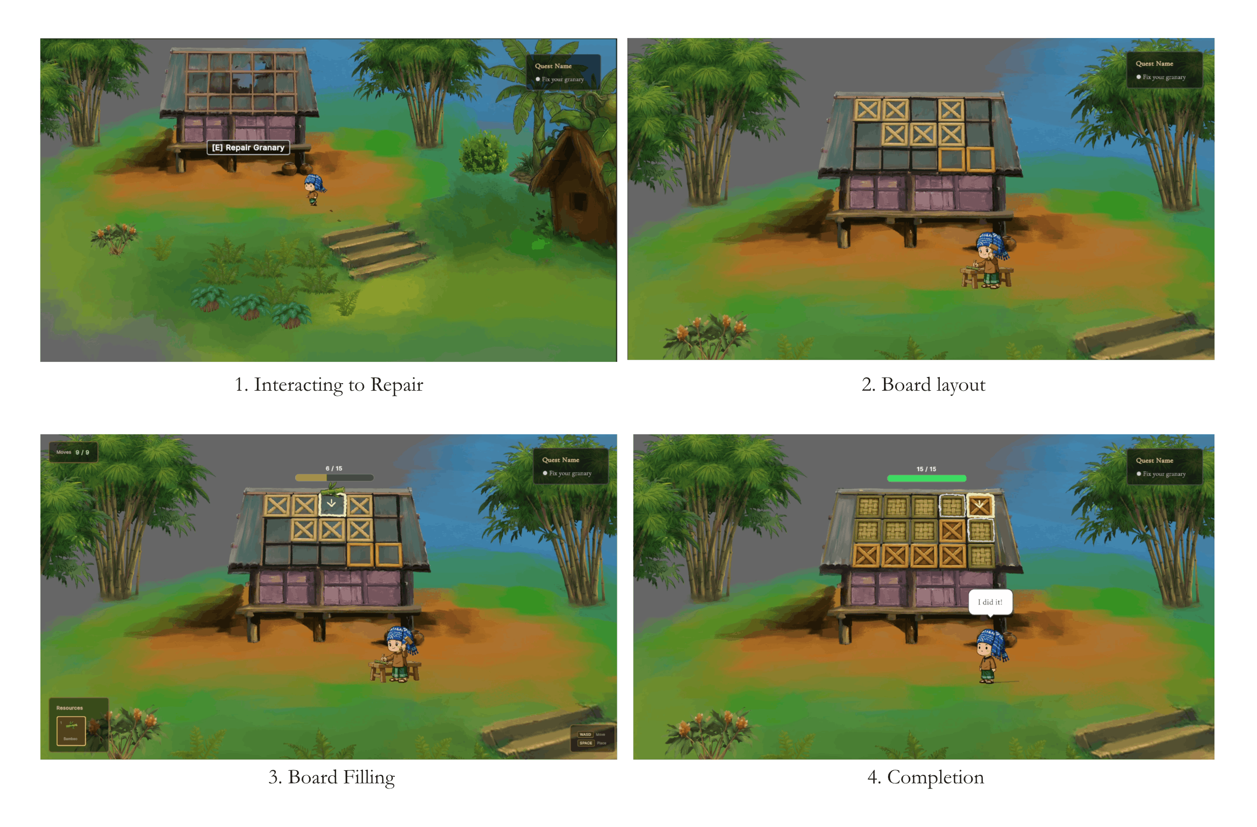 Current Implementation: Placement Puzzle