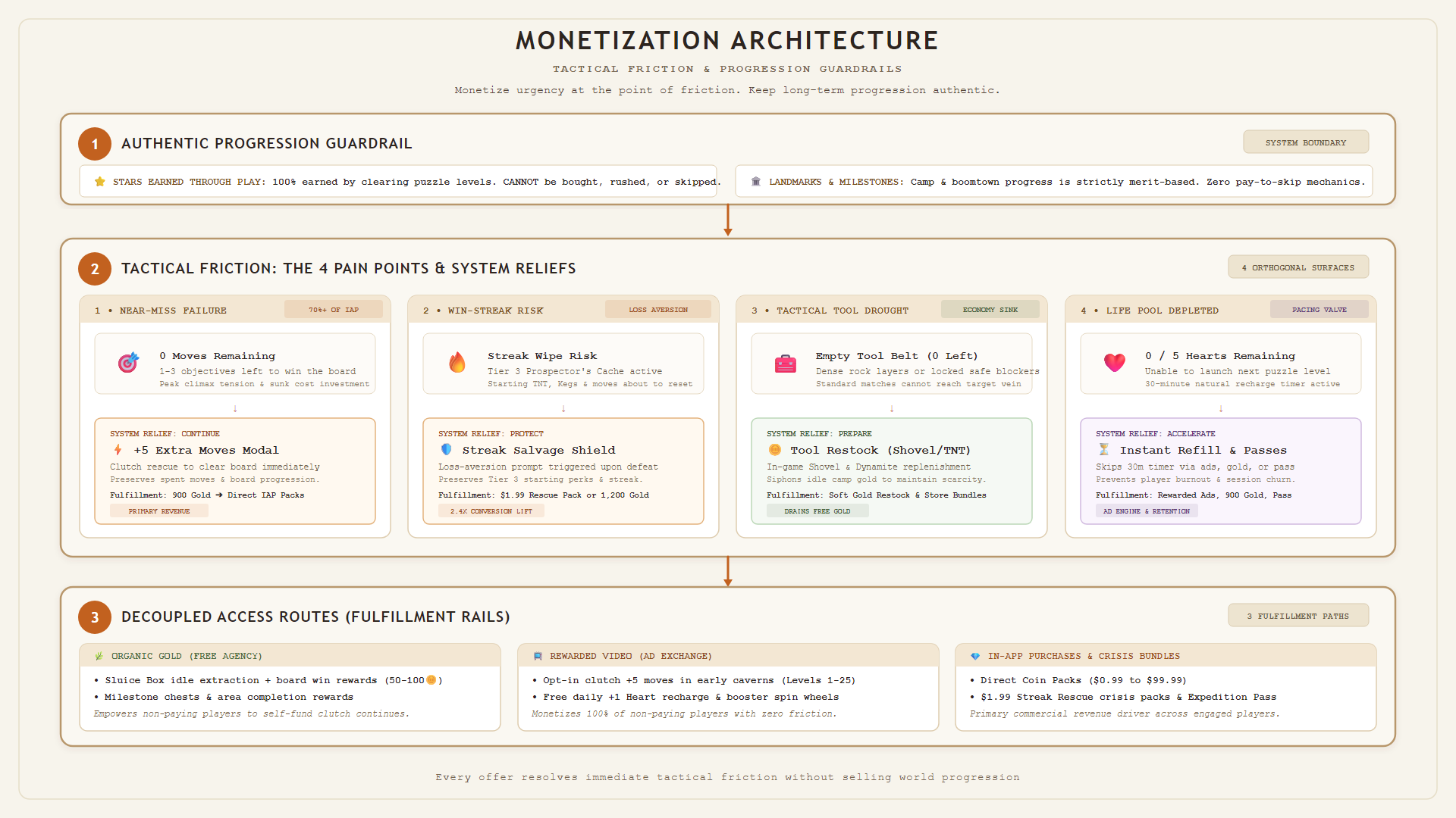 Monetization Architecture: Tactical Friction & Progression Guardrails
