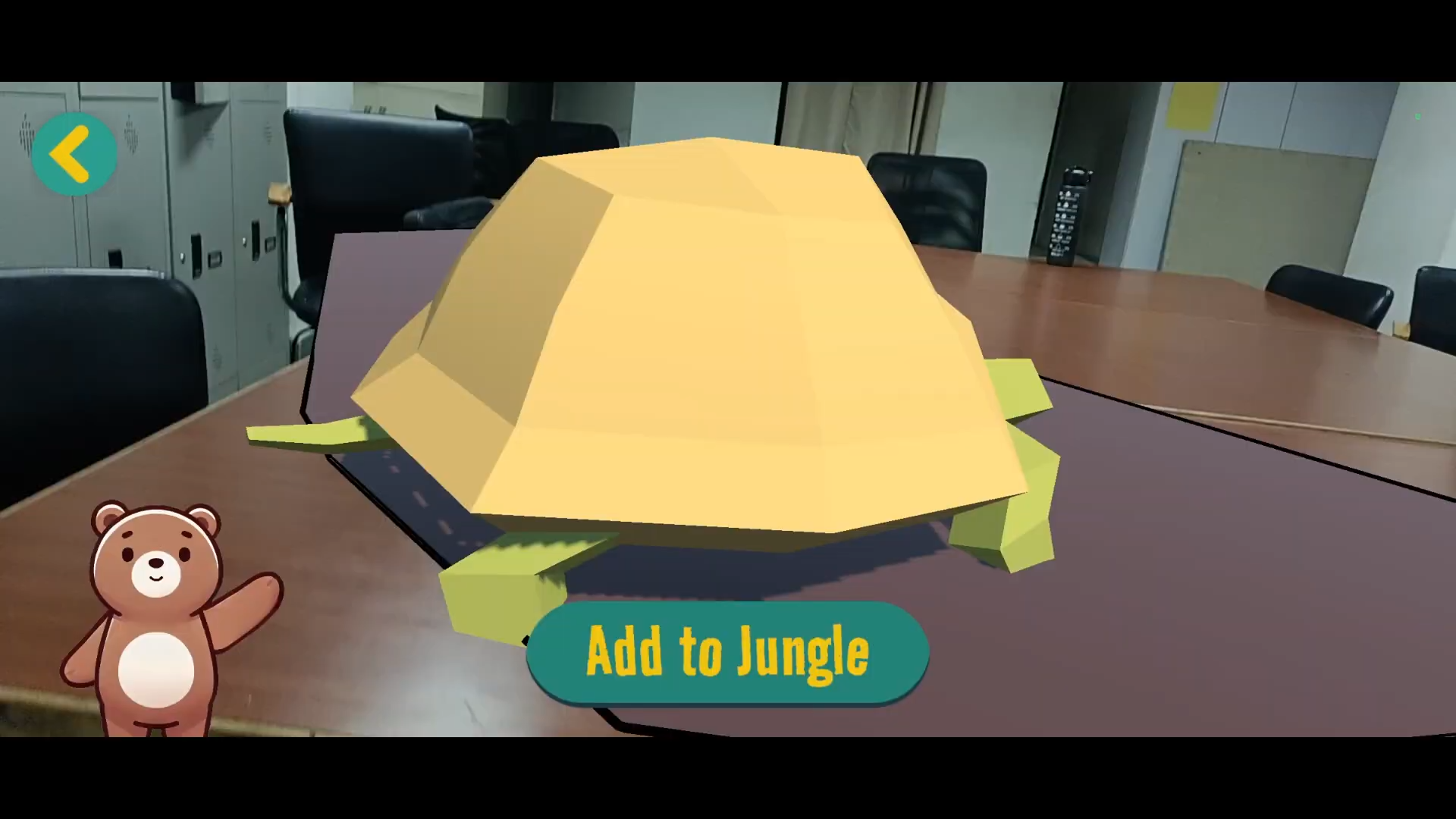 Add to Jungle, AR to game world transition
